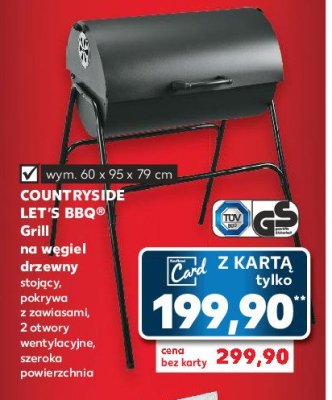 Grill węglowy 60 x 95 x 79 cm K-classic countryside promocja