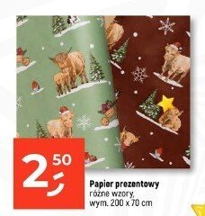 Papier prezentowy różne wzory promocja w Dealz