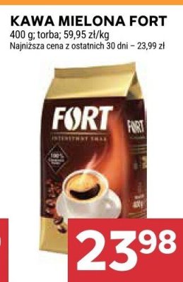 Kawa mielona Fort promocja w Stokrotka