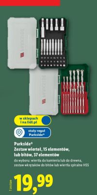 Zestaw bitów 37 elementów promocja w Lidl