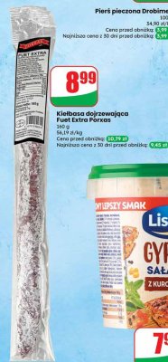 Kiełbasa dojrzewająca Fuet Extra Porxas promocja w Dino
