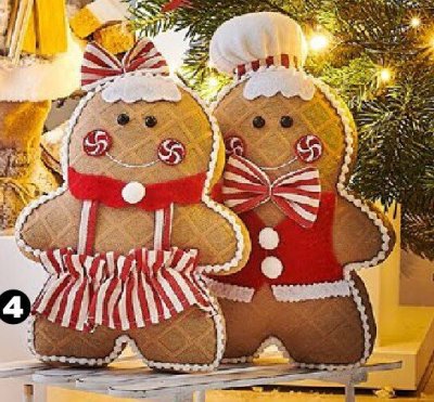 Maskotka Piernikowy ludzik 30,5 cm promocja w Netto