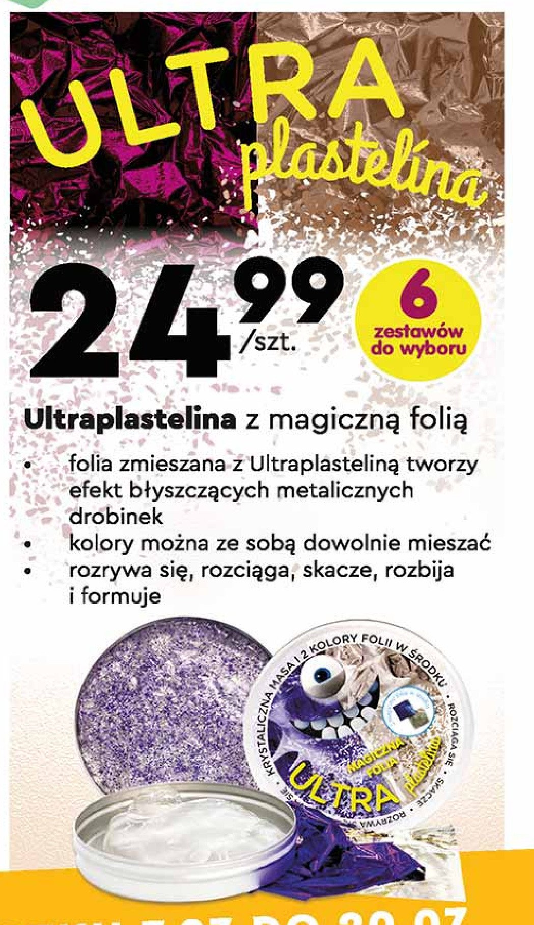 Ultraplastelina z magiczną folią Epee promocje