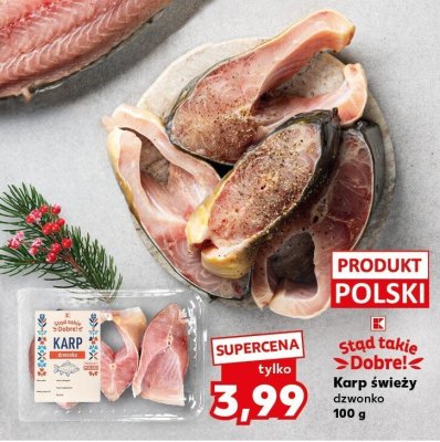 Karp świeży dzwonko promocja w Kaufland
