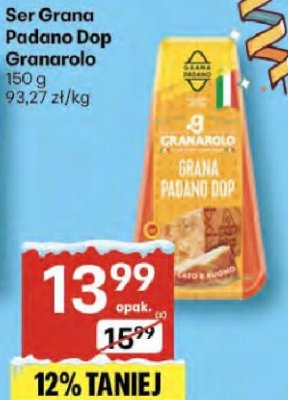 Ser Grana Padano Dop Granarolo promocja w Delikatesy Centrum