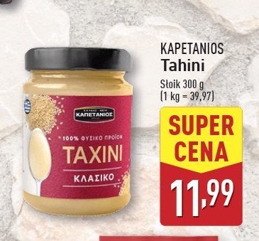 Pasta tahini Kapetanios promocja