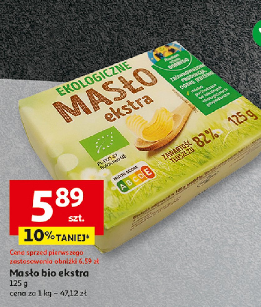 Masło ekstra Auchan pewni dobrego promocja