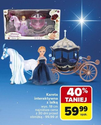 Kareta interaktywna z lalką promocja w Carrefour Market