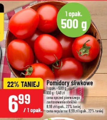 Pomidory śliwkowe POLOmarket promocja w POLOmarket