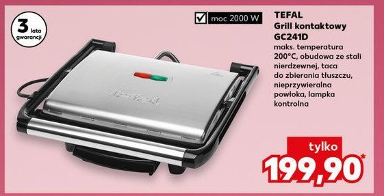 Grill elektryczny gc241d Tefal promocja