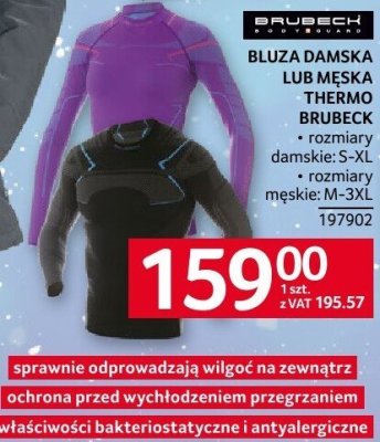 Bluza damska lub męska thermo BRUBECK promocja w Selgros