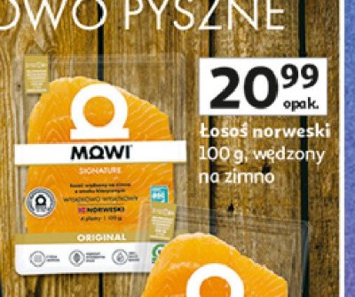 艁oso艣 norweski w臋dzony w plastrach Mowi promocja