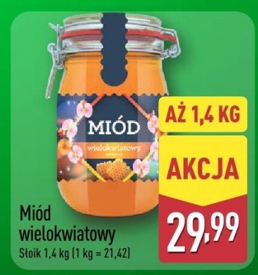Miód wielokwiatowy promocja w Aldi