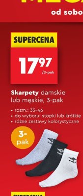 Skarpety Umbro męskie 3-pak promocja w Biedronka