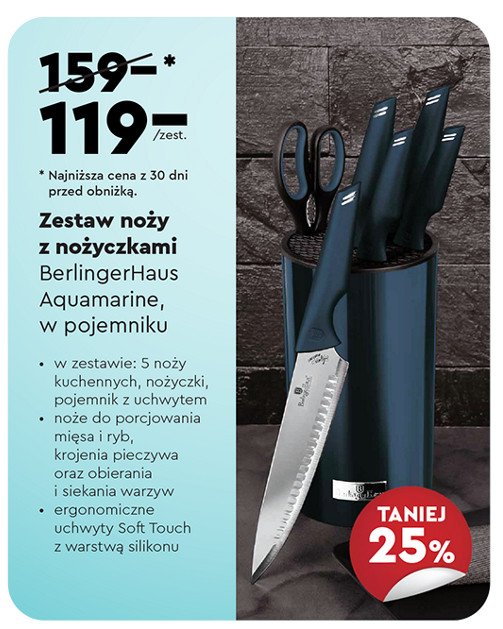Komplet no偶y Berlinger haus promocja