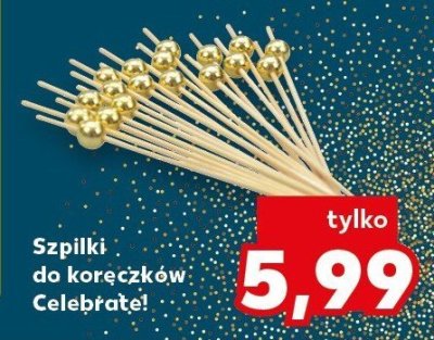 Szpilki do koreczków Celebrate! promocja w Kaufland