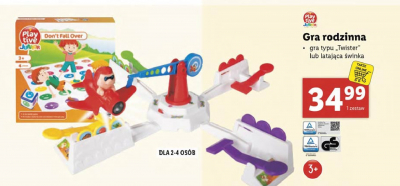 Gra typu twister Play tive junior promocja