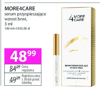 Serum przyspieszające wzrost brwi Long4lashes promocja