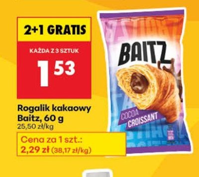 Rogalik kakaowy  promocja w Biedronka