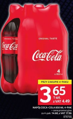 Napój promocja w Selgros