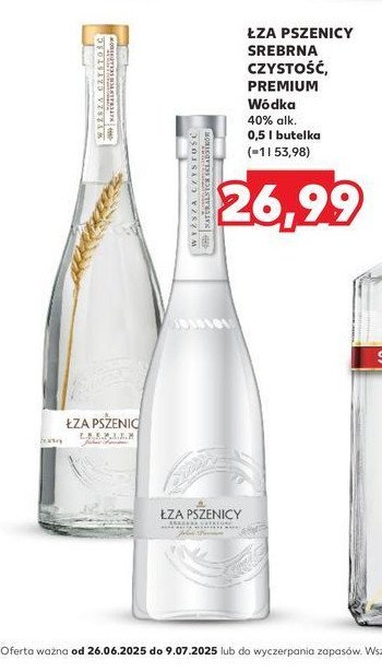 Wódka Łzy pszenicy premium promocja