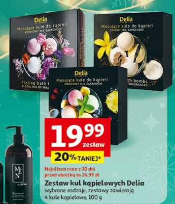 Zestaw kul kąpielowych Delia promocja w Auchan