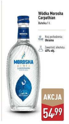 Wódka Morosha Carpathian promocja w Aldi
