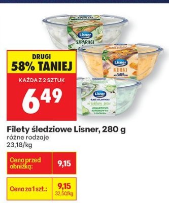 Filety śledziowe różne rodzaje promocja w Biedronka