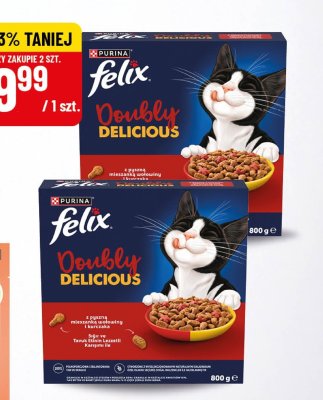 Karma dla kota z wołowiną Felix promocja w POLOmarket