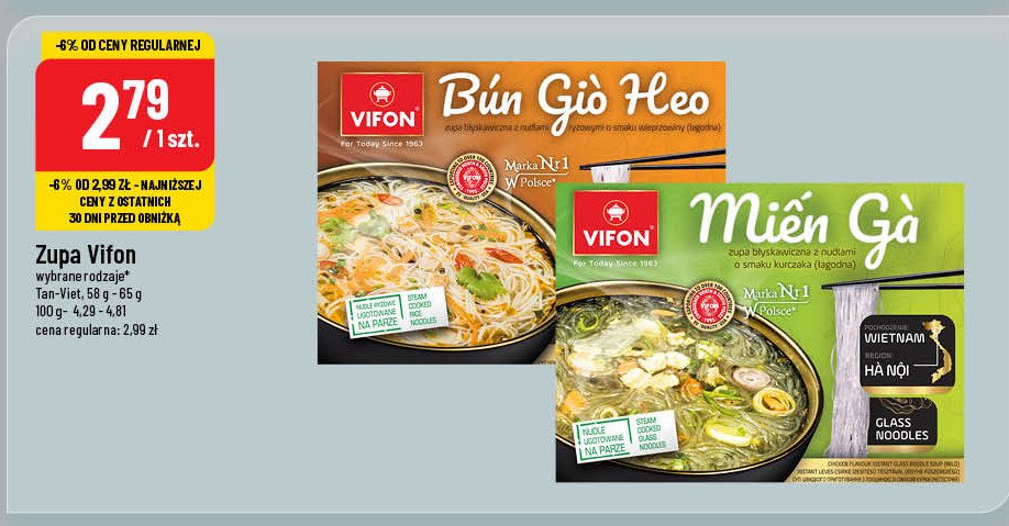 Zupa mien ga Vifon promocja