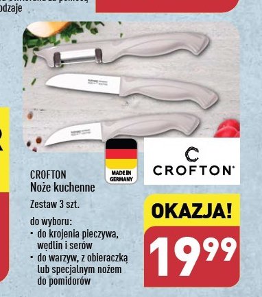 Zestaw noży kuchennych Crofton promocja