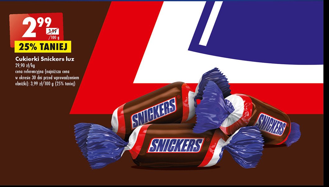 Cukierki Snickers promocja
