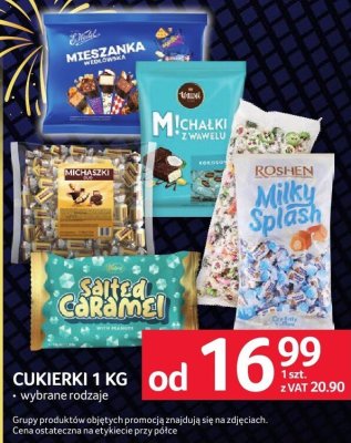 Cukierki 1 kg różne rodzaje promocja w Selgros