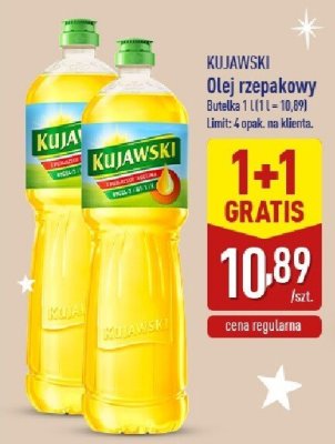 Olej rzepakowy 1+1 GRATIS promocja w Aldi