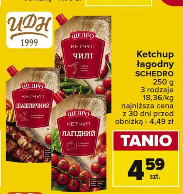 Ketchup chili Schedro promocja