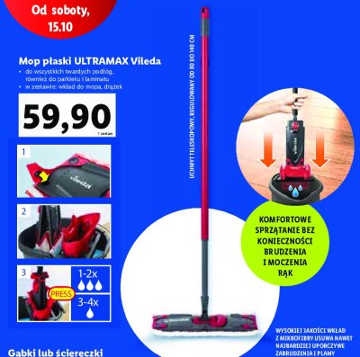 Mop płaski ultramax Vileda promocja