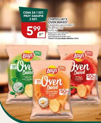 Chipsy Lay's Oven Baked promocja w Chata Polska