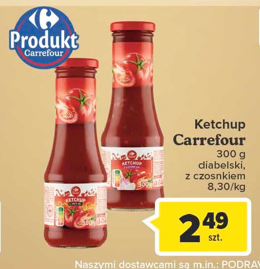 Ketchup diabelski Carrefour promocje