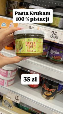 Pasta Krukam 100% pistacji promocja w Dealz