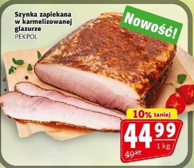 Szynka zapiekana w karmelizowanej glazurze PEKPOL promocja w Prim Market