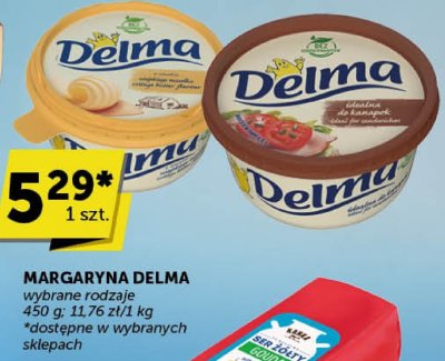Margaryna Delma wyborne rodzaje promocja w Groszek
