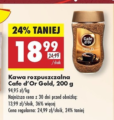 Kawa Cafe d'or promocja w Biedronka