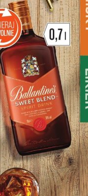 Whisky Ballantine's Sweet Blend 0,7l promocja w POLOmarket