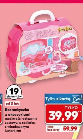 Kosmetyczka z akcesoriami promocja w Kaufland