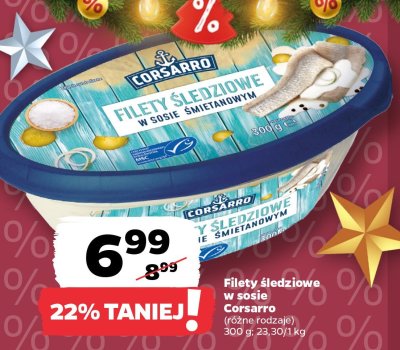 Filety śledziowe w sosie śmietanowym  promocja w Netto