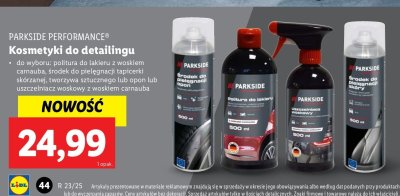 艢rodek do piel臋gnacji opon Parkside performance promocja