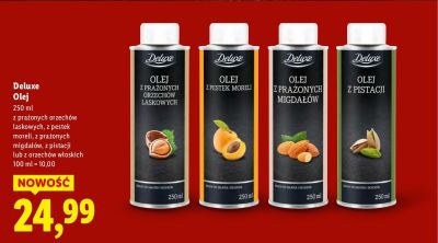 Olej z pistacji promocja w Lidl