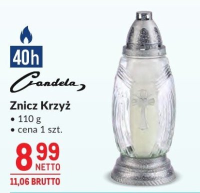 Znicz Krzyż Candela promocja w Makro