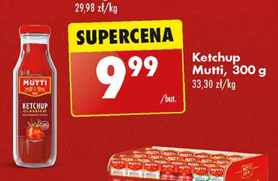 Ketchup classico Mutti promocja