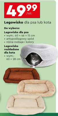 Legowisko dla psa lub kota  promocja w Biedronka